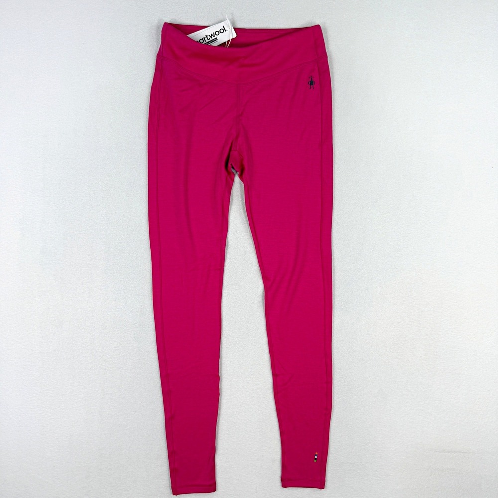 Smartwool Classic Thermal Merino Wool Baselayer Pant Size S Women Power Pink NEW